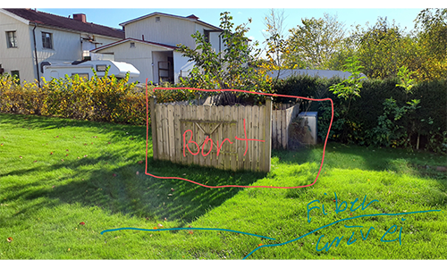 Rensning och anläggning av gräsmatta