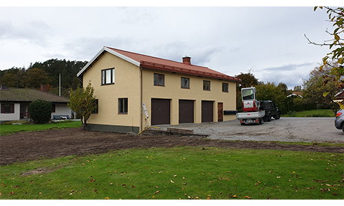 Rensning och anläggning av gräsmatta