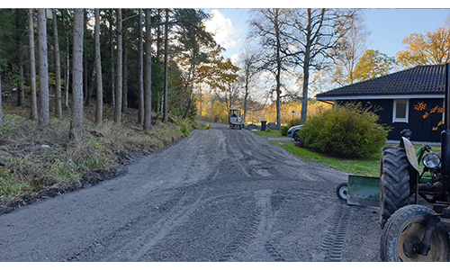 Ombyggnad av befintlig parkering